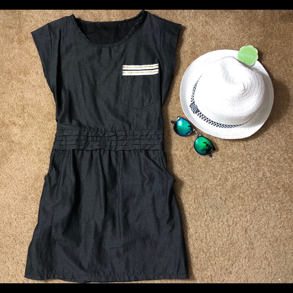 Black Dress with 3 Pockets